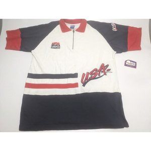 NWT Vintage USA Dream Team Polo Shirt Size L